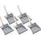 Dustpan standard dustpan galvanized with wooden handle, stable and robust