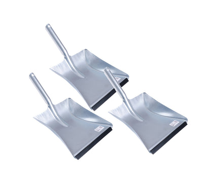 Dustpan standard dustpan galvanized with wooden handle, stable and robust