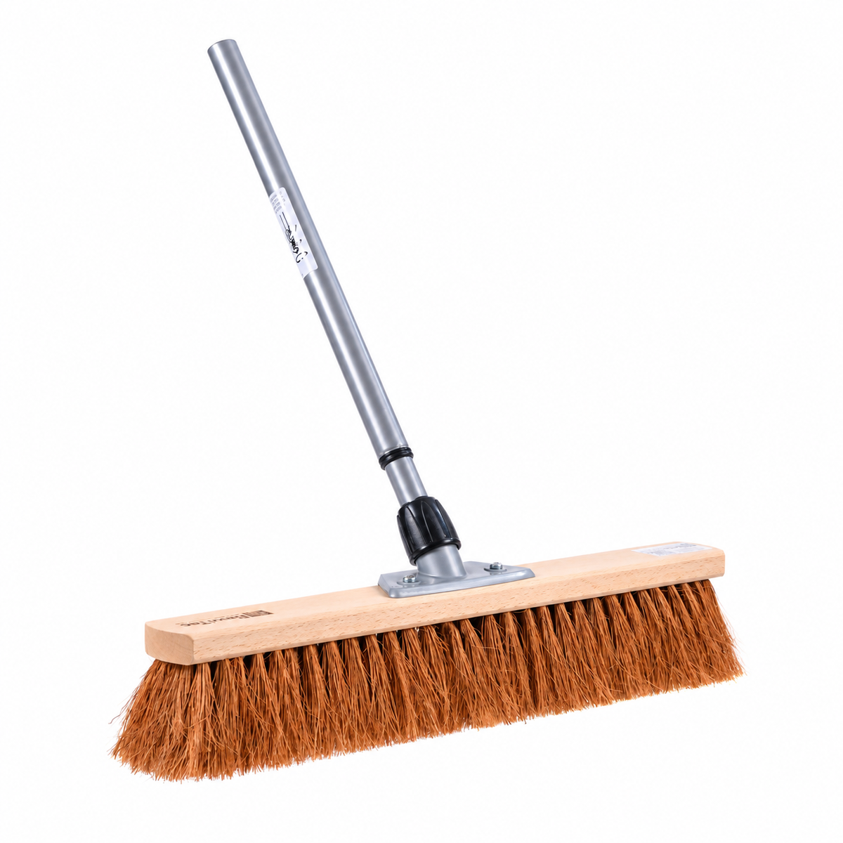 Kokos Industriebesen Saalbesen mit Teleskopstiel 40–60 cm