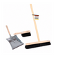 Natural hair broom sweeping set 4 pieces. Sweeping set complete set including handle hand brush and dustpan