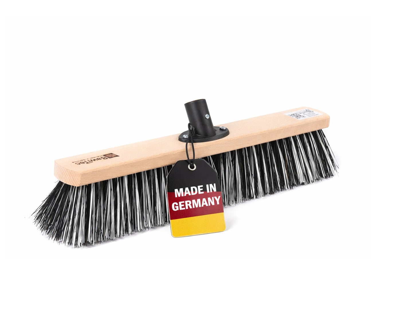 OssiBlitz Straßenbesen Borstenmix mit QuickFix für Standard-Stiele schwere Ausführung Besen ohne Stiel