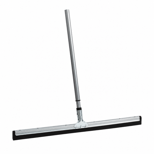 Wasserschieber mit Doppellippe Metall Wasserabzieher mit Teleskopstiel