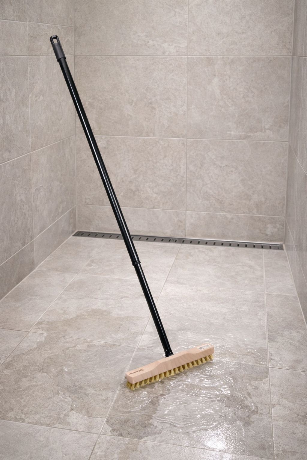 Rheinischer Wischer Schrubber mit passendem Stiel klein und handlich in verschiedenen Varianten