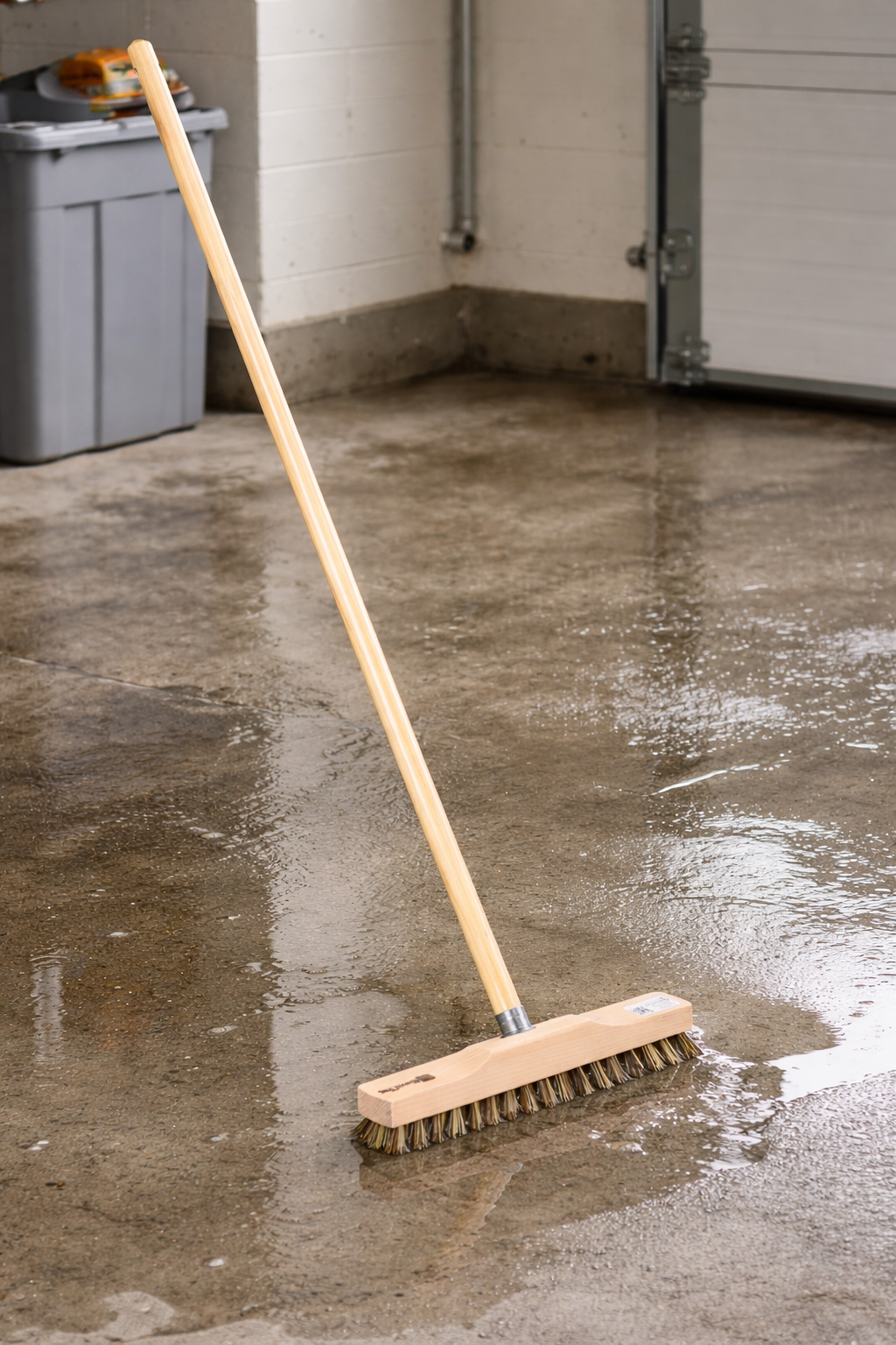 Rheinischer Wischer Schrubber mit passendem Stiel klein und handlich in verschiedenen Varianten