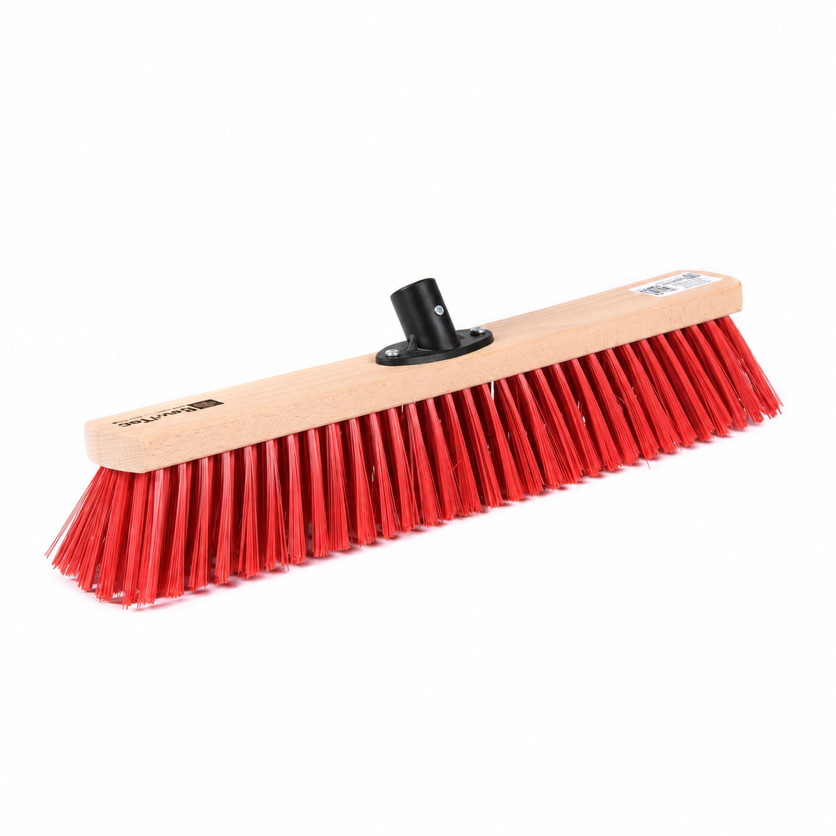 Straßenbesen mit roten PET-Borsten | 40, 50 & 60 cm Breit