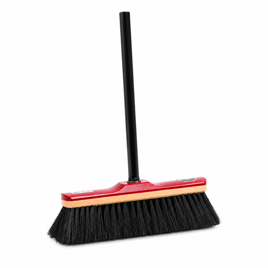 Rosshaarbesen Zimmerbesen 30 cm mit Teleskopstiel | Echt Rosshaar