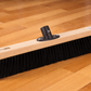 Hall broom synthetic hair bristles black with plastic holder for standard handles, without handle