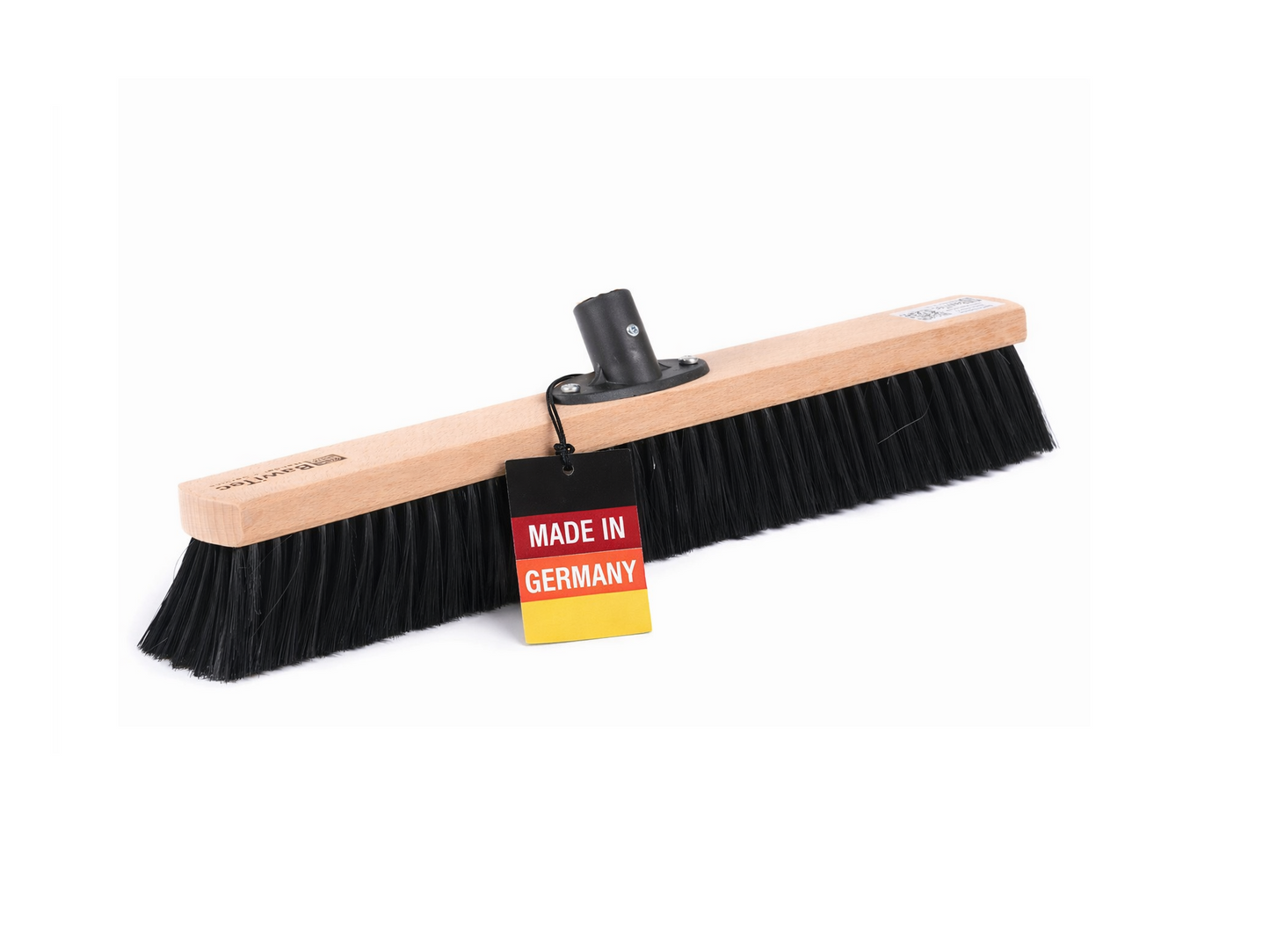 Hall broom synthetic hair bristles black with plastic holder for standard handles, without handle