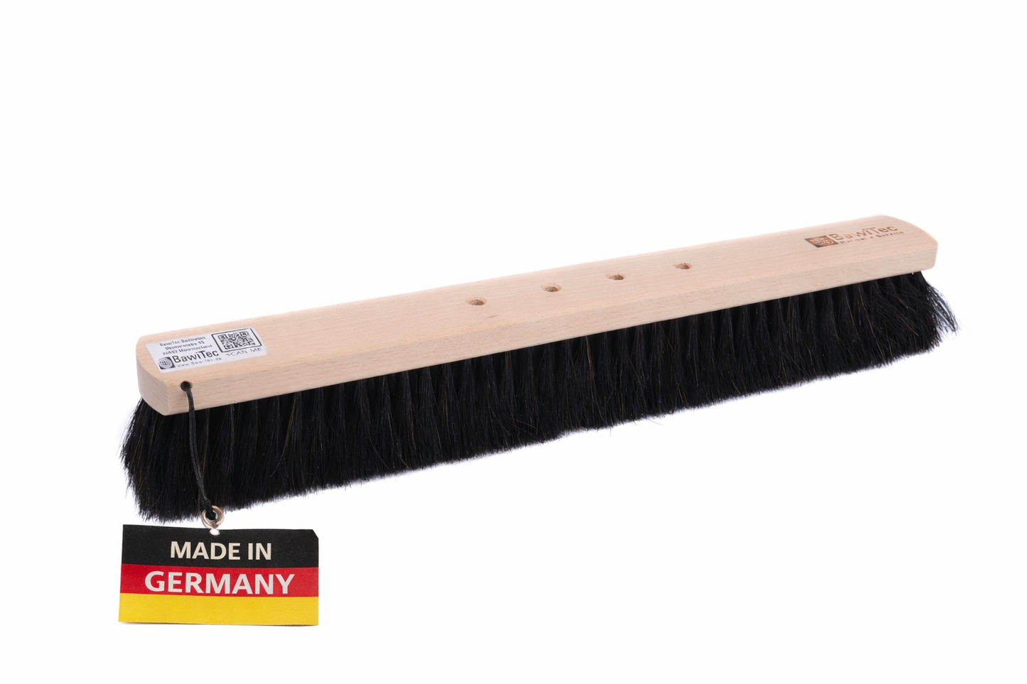 Natural hair horsehair broom with 4-hole change system Hall broom very soft broom