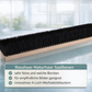 Natural hair horsehair broom with 4-hole change system Hall broom very soft broom