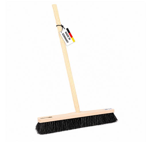 Natural hair horsehair broom with handle/broom handle, very soft broom with handle hole and wooden handle
