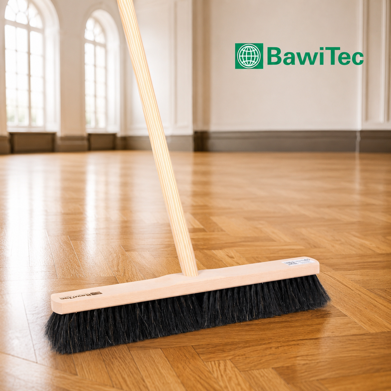 Natural hair broom sweeping set 4 pieces. Sweeping set complete set including handle hand brush and dustpan