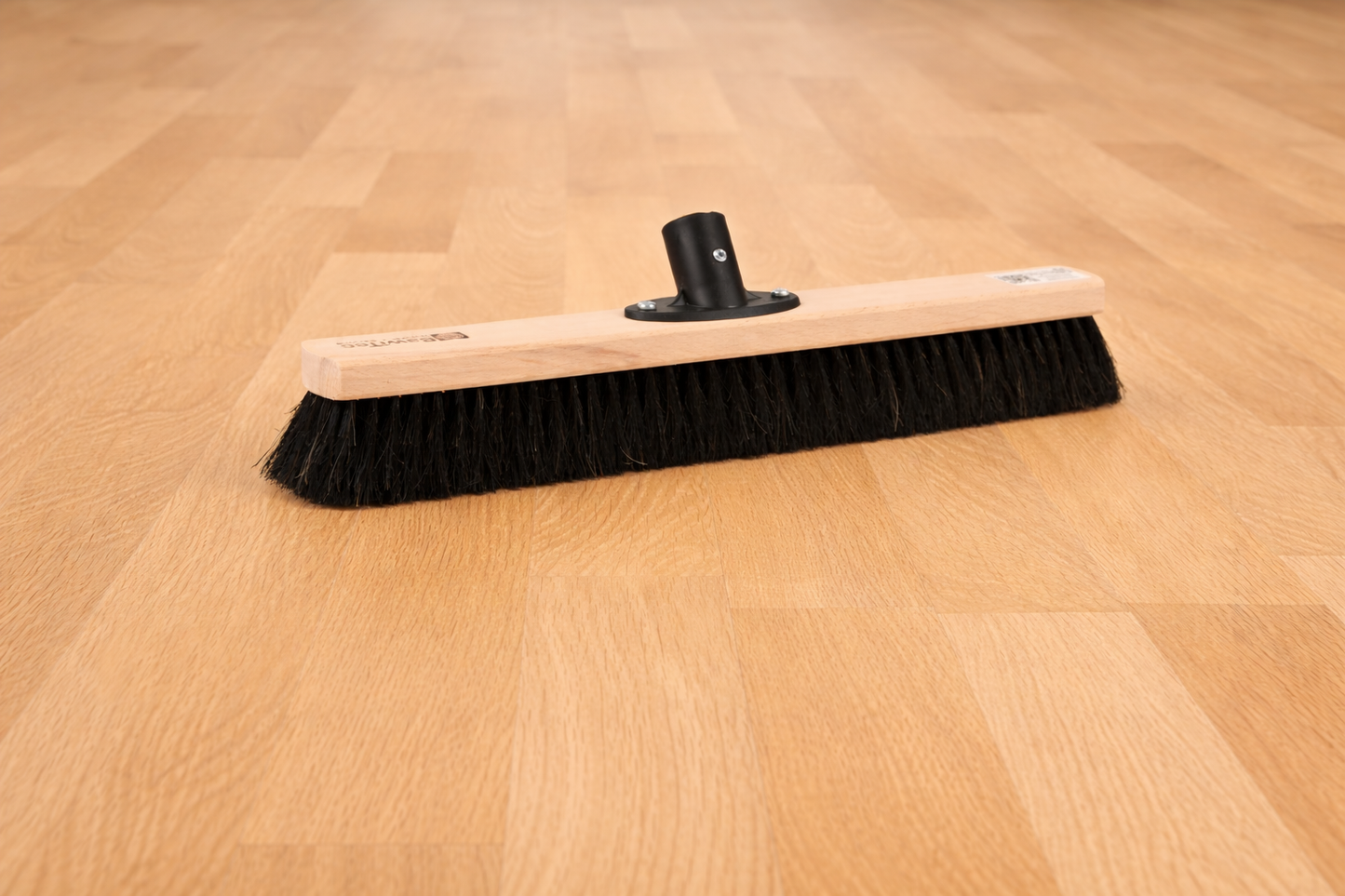 Hall broom natural hair with plastic holder