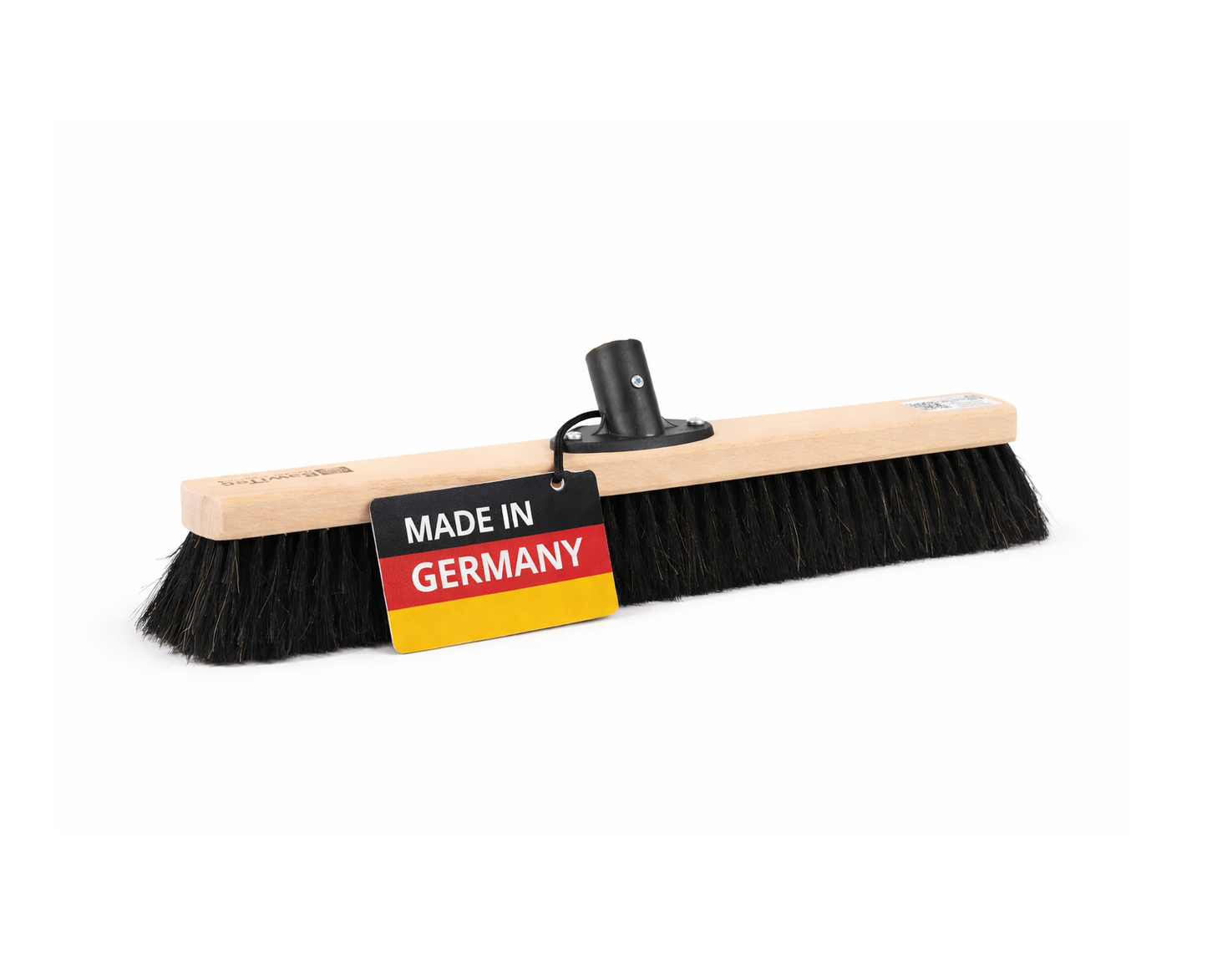 Hall broom natural hair with plastic holder