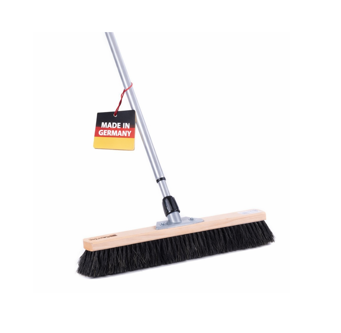 Natural hair horsehair broom with telescopic handle, very soft, hall broom, sweeping broom with metal handle