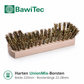 Schrubber 225mm mit harten UnionMix-Borsten, Bart/Borstenrand und Metall-Stielhalter ohne Stiel