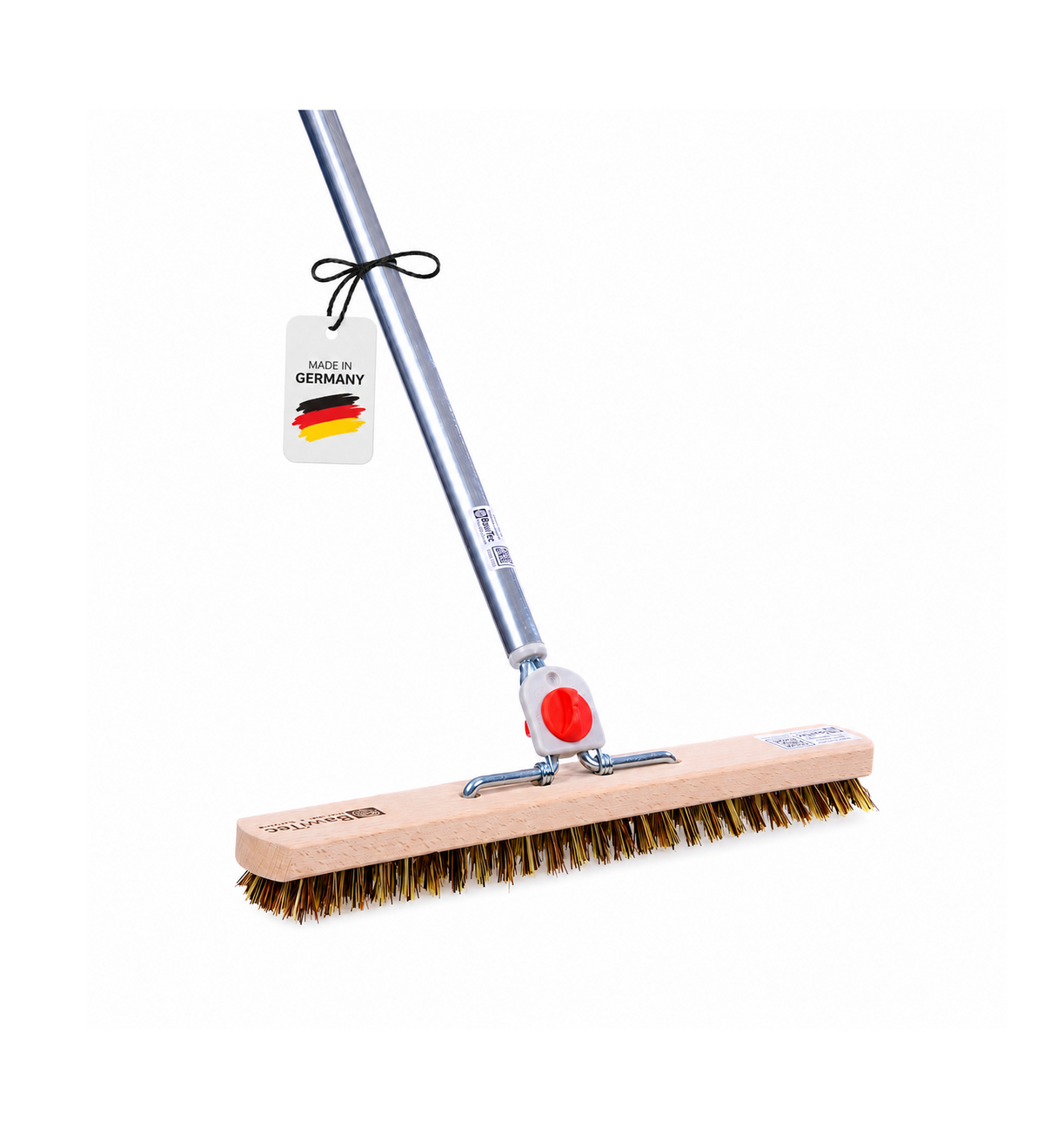 Schrubber UnionMix-hart mit 4-Loch-Wechselsystem und Stiel Metallstiel