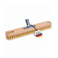 Schrubber Wischer 40 cm Breit Lang mit Metall-Stielhalter Fibre Borsten ohne Stiel