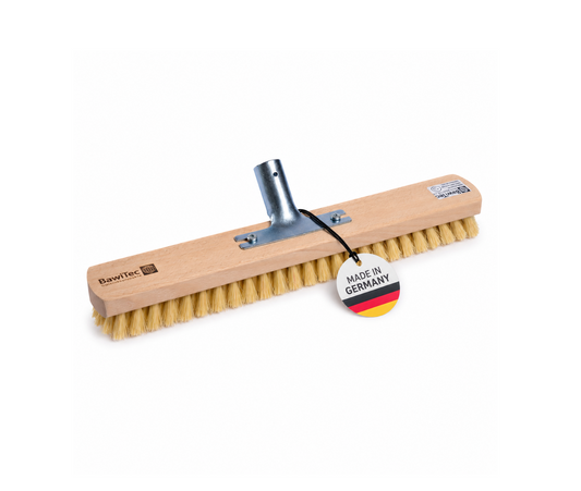 Schrubber Wischer 40 cm Breit Lang mit Metall-Stielhalter Fibre Borsten ohne Stiel