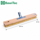 Schrubber Wischer 40 cm Breit Lang mit Metall-Stielhalter Fibre Borsten ohne Stiel