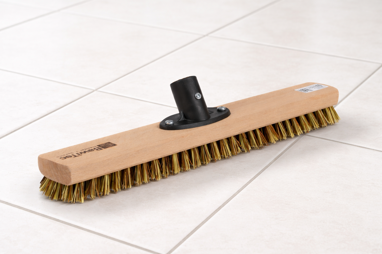 Profi Schrubber Großraumschrubber 40cm mit Kunststoffhalter verschraubt ohne Stiel Holzschrubber