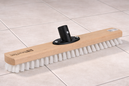 Profi Schrubber Großraumschrubber 40cm mit Kunststoffhalter verschraubt ohne Stiel Holzschrubber