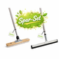 Savings set! Water squeegee and large-capacity scrubber with telescopic handle