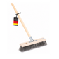 Steel wire broom 30cm with metal holder and handle wooden handle length 140cm 160cm scratch broom