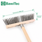 Steel wire broom 30cm with metal holder and handle wooden handle length 140cm 160cm scratch broom