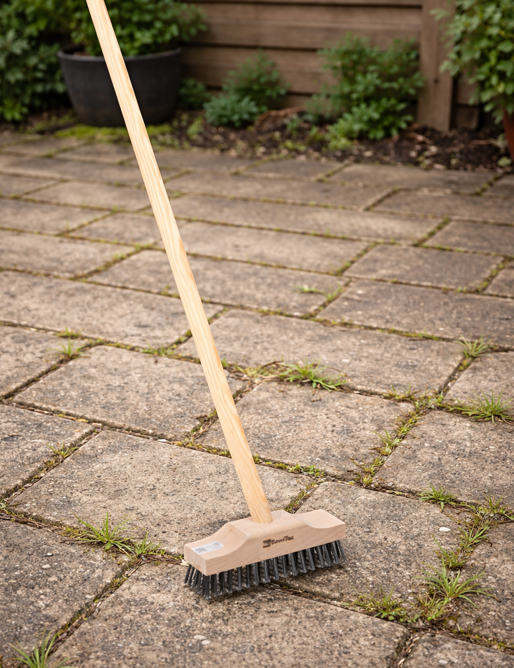 Steel wire scrubber 22cm scrubber with handle 140cm long wire scrubber scratch scrubber