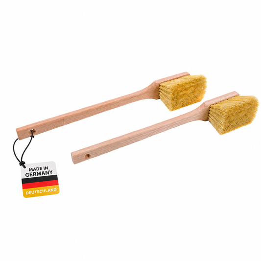 2 XL Stielbürsten Langstiel Reinigungsbürsten NaturFibre-Borsten