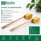 2 Stück XL Stielbürsten Langstiel Reinigungsbürsten 450mm NaturFibre-Borsten Handbürsten