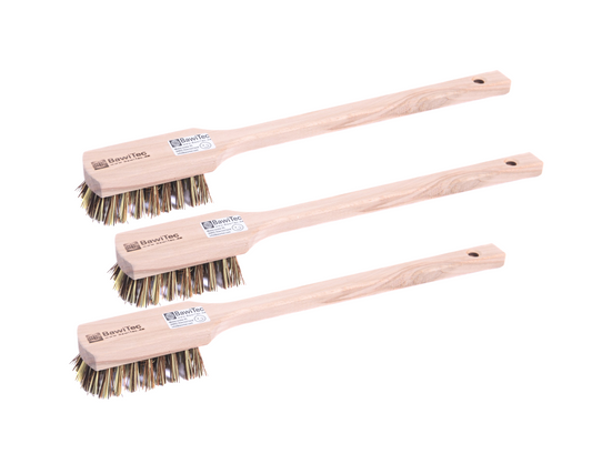 3 Stück Stielbürsten Reinigungsbürsten 43cm Lang UnionMix-Borsten hart Scheuerbürsten-Set