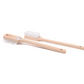 Pack of 2 long-handled cleaning brushes 425 mm ppn bristles white