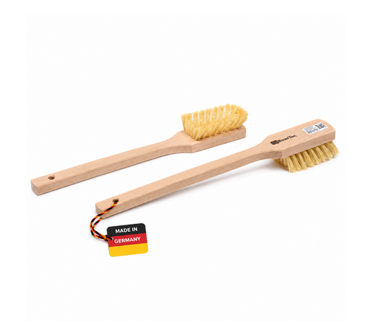 2 Stielbürsten Holz-Langstiel Reinigungsbürsten MyprenFibre-Borsten