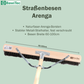 Professioneller Straßenbesen Arenga nass/öl-beständig  mit Stielstabilisator und Holzstiel Besenstiel stabiler Besen