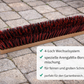 Professional street broom ArengaMix bristles with 4-hole change system sweeping broom broom without handle