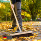 Professioneller Kehrbesen ArengaMix mit Stielstabilisator und Holzstiel Stiel Borsten-Mix