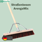 Professioneller Kehrbesen ArengaMix mit Stielstabilisator und Holzstiel Stiel Borsten-Mix