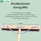 Professioneller Kehrbesen ArengaMix mit Stielstabilisator und Holzstiel Stiel Borsten-Mix