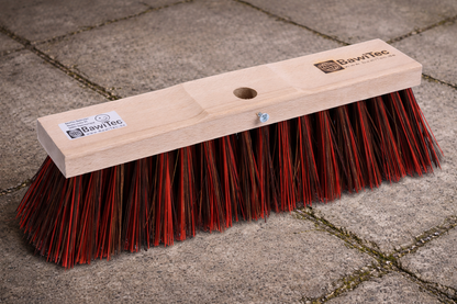 Robuster Straßenbesen BahiaMix-Borsten mit Stielloch Strassenfeger langen Borsten