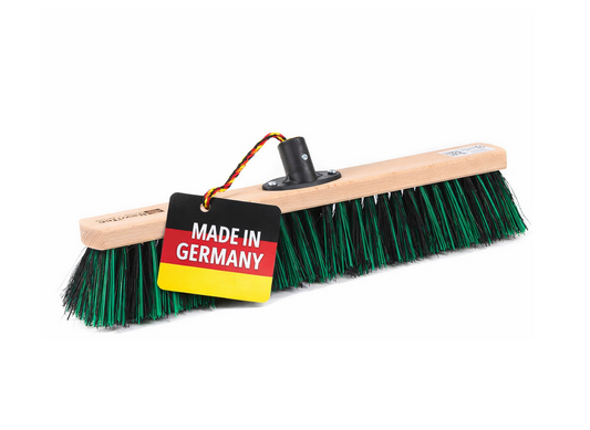 Professional street broom BawiMix bristles mixture with universal plastic holder broom without handle sweeping broom