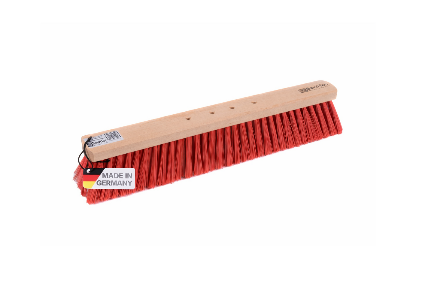 Professional street broom Elaston bristles red with 4-hole change system Broom without handle Scrub broom