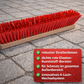 Professional street broom Elaston bristles red with 4-hole change system Broom without handle Scrub broom