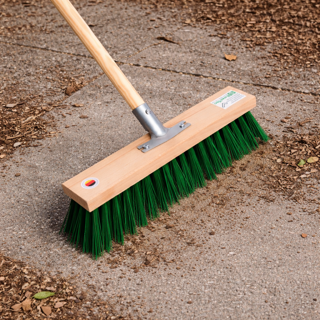 Robuster Straßenbesen Stall- und Gartenbesen extra lange PT-Borsten Besen