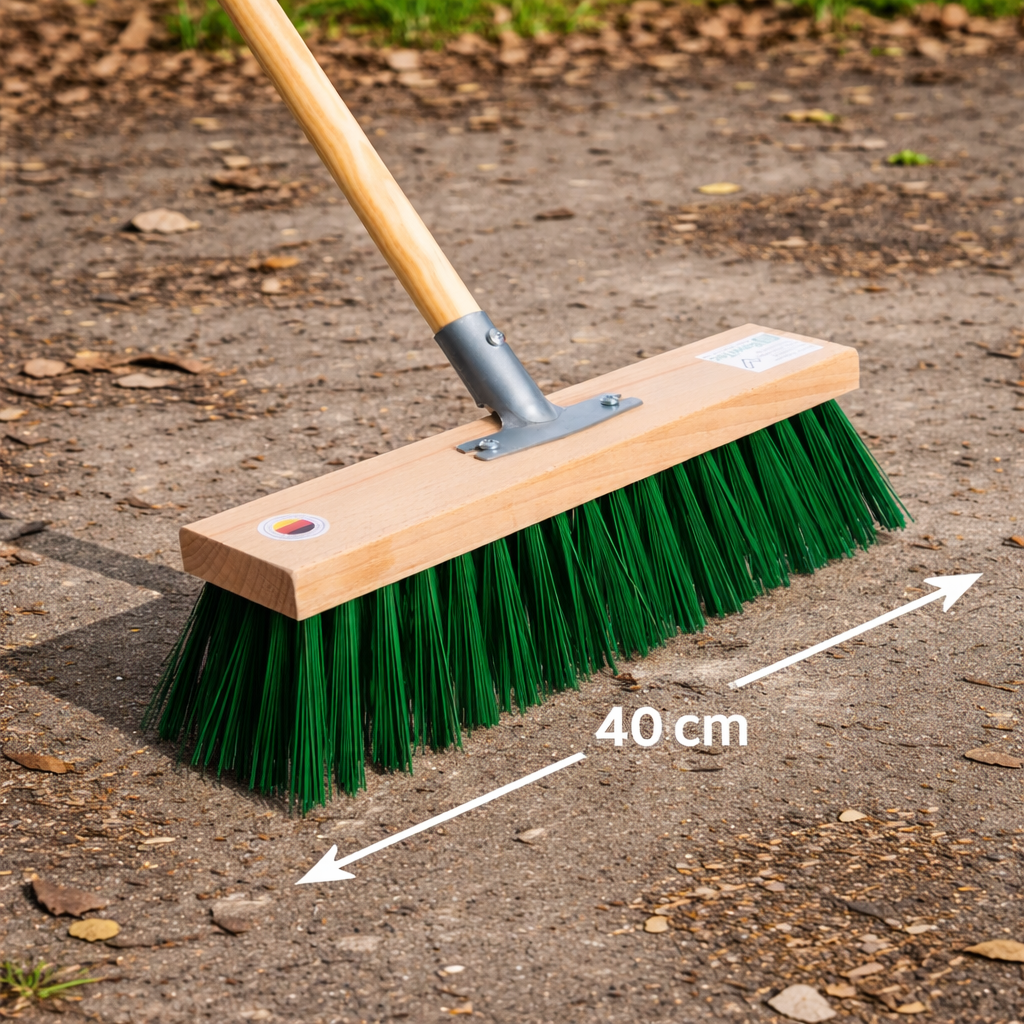 Robuster Straßenbesen Stall- und Gartenbesen extra lange PT-Borsten Besen