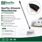 Waschbürste Fensterwascher Halbmond Form 20cm mit Metall-Teleskopstiel 200cm Lang