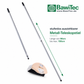 Waschbürste Fensterwascher Halbmond Form 20cm mit Metall-Teleskopstiel 200cm Lang