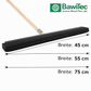 Stabiler Wasserschieber Wasserabzieher 45cm 55cm 75cm Breit mit Holzstiel 140cm 160cm Lang