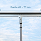 Stabiler Wasserschieber Wasserabzieher mit Teleskopstiel stufelos verstellbar Breite 45cm 55cm 75cm